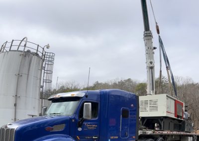 American Lighthouse Transportation Hauls Oversize and Overweight Injection Mold Machine From Alexandria, Indiana to Dayton, Tennessee. See picture…
