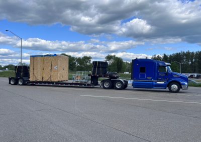 American Lighthouse Transportation Hauls Crated Band Saw, Tires, And Other Parts From Norfolk, Virginia to Multiple Locations. See Pic…