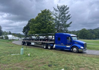 American Lighthouse Transportation Hauls Golf Carts From White Sulphur Springs, West Virginia to Sugar Grove, Illinois. See pic…